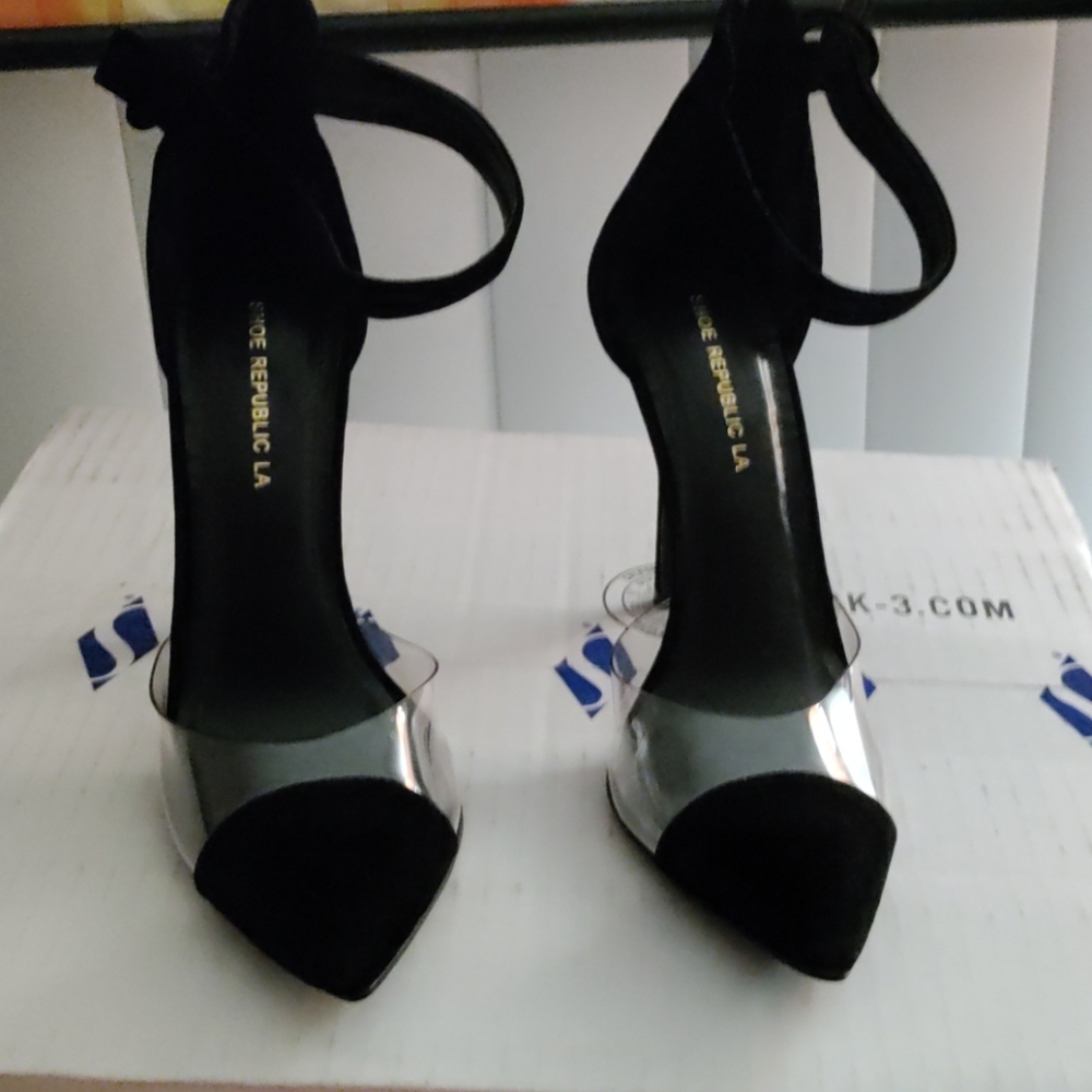Black high heels